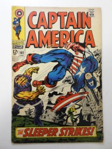 Captain America #102 (1968) FN- Condition!
