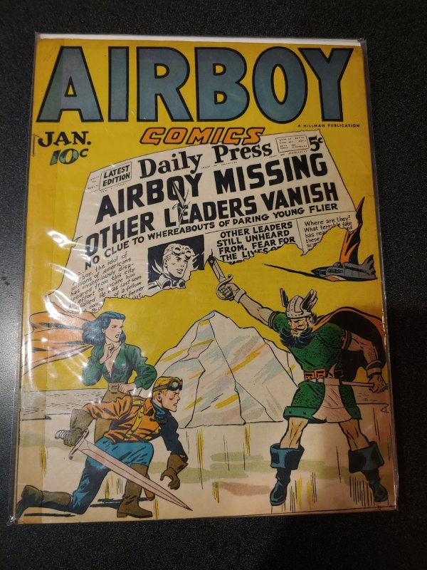 AIRBOY COMICS VOL.3 #12 GOLDEN AGE CLASSIC