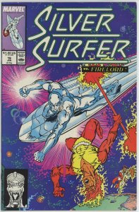 Silver Surfer #19 (1987) - 8.5 VF+ *Playing with Matches*