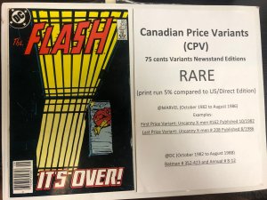 Flash (1985) # 349 (VF) Canadian Price Variant (CPV) !