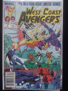 West Coast Avengers #1-4 (1984) complete set Stern/Hall Hawkeye, Wonder Man 2 3