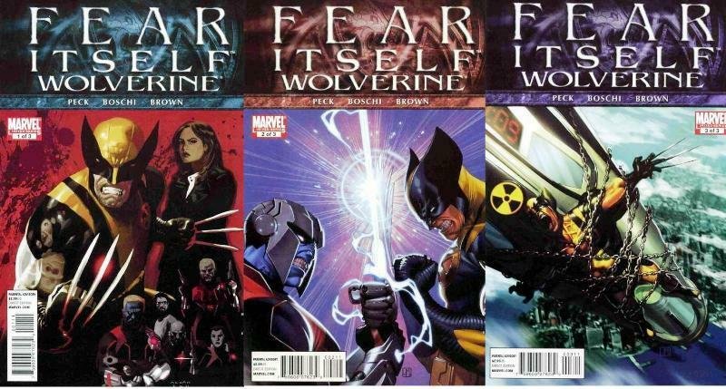 FEAR ITSELF WOLVERINE (2011) 1-3  vs 'The BOMB'!?! COMICS BOOK