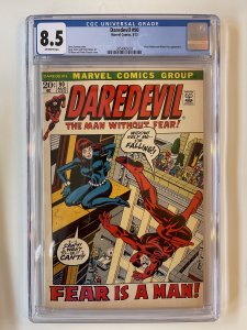 Daredevil #90 CGC 8.5 (Bronze Age Key Marvel Comics) Black Widow & Mister Fear