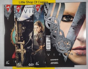Vikings Godhead #1 2 3 4 Set Cover C Photo Variant 2016 #1-4 Titan Comics