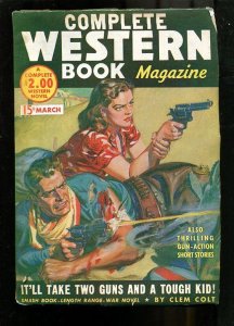 PULP:  COMPLETE WESTERN PULP-1943-MAR-CLEM COLT-NORM SAUNDERS  FN-