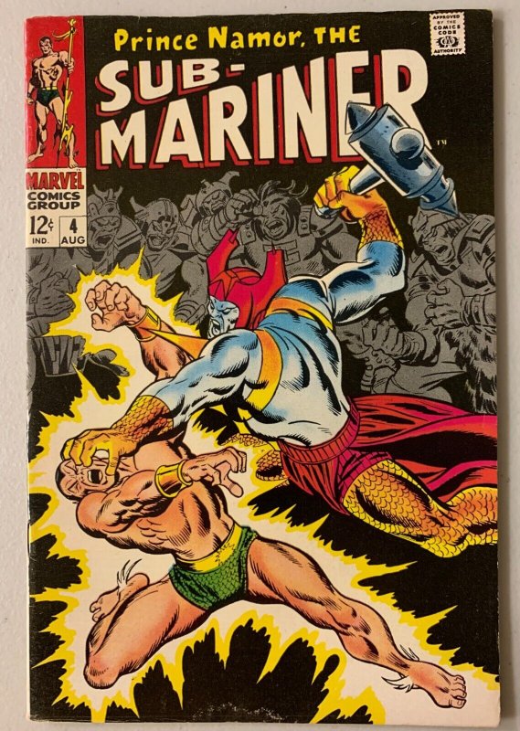 Sub-Mariner #4 Marvel 1st Series 5.0 (1968)