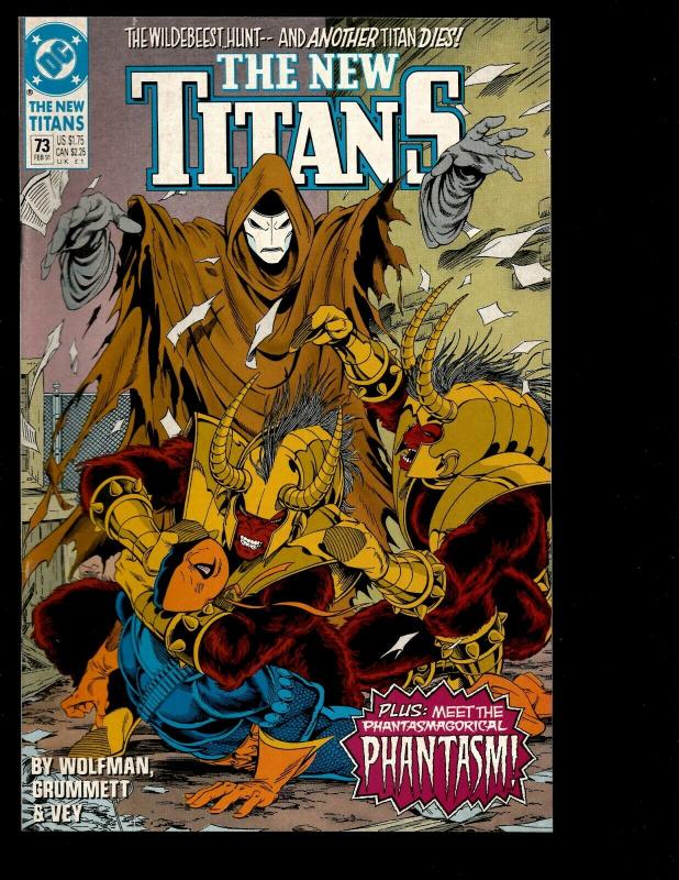 Lot Of 12 New Titans DC Comics # 69 70 71 73 74 75 76 77 78 79 80 81 Cyborg JF7