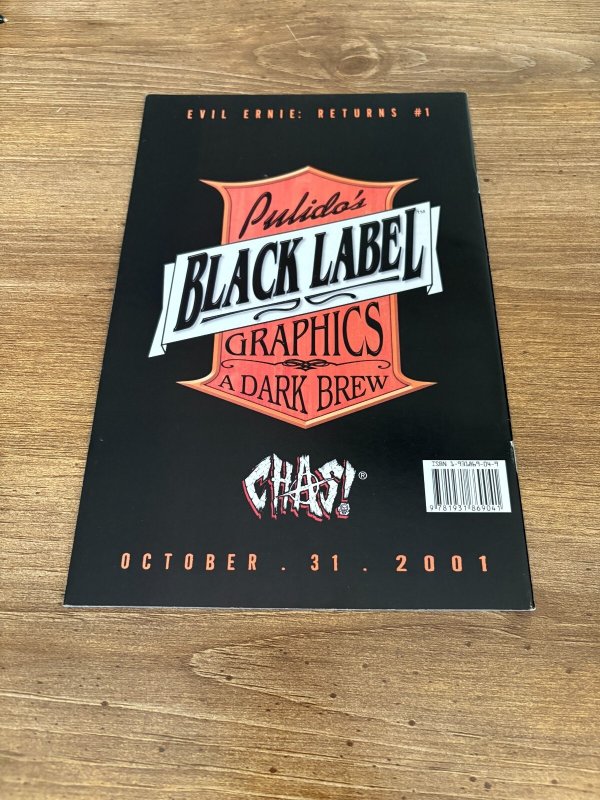 Evil Ernie Returns # 1 NM- Chaos Comic Book Pulido 2001 19 J364