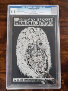 Extinction Parade 1 CGC 9.8 Platinum Foil Leather Edition limited to 1000 copies