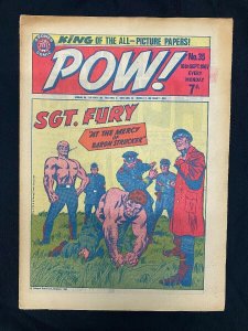 Pow! #35 9/16/1967- Amazing Spider-man- Sgt Fury- Kraven British reprint VG