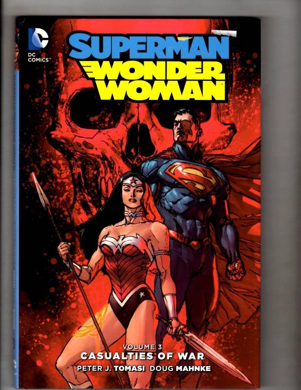 CASUALTIES OF WAR Superman Wonder Woman V3 DC Comics HARDCOVER Comic Book J350