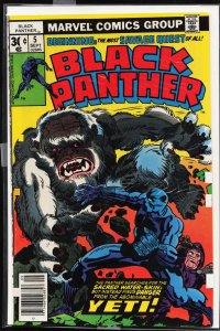Black Panther #5 (1977) Black Panther