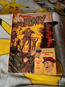 Fightin' Army #44 silver age 1961 Banzai Charlton Comics Korean war propaganda