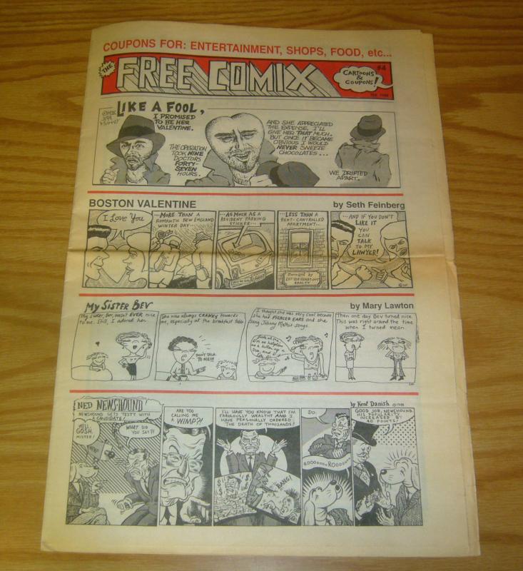 Free Comix #4 FN jeff murray - seth feinberg - mary lawton - lynda barry 