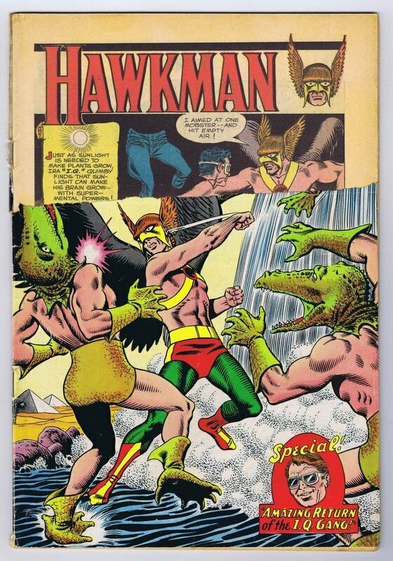 Hawkman #7 ORIGINAL Vintage 1965 DC Comics Crocodile Man