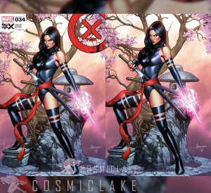 X-MEN #34 JAY ANACLETO PSYLOCKE VIRGIN VARIANT SET PREORDER 5/1 ☪