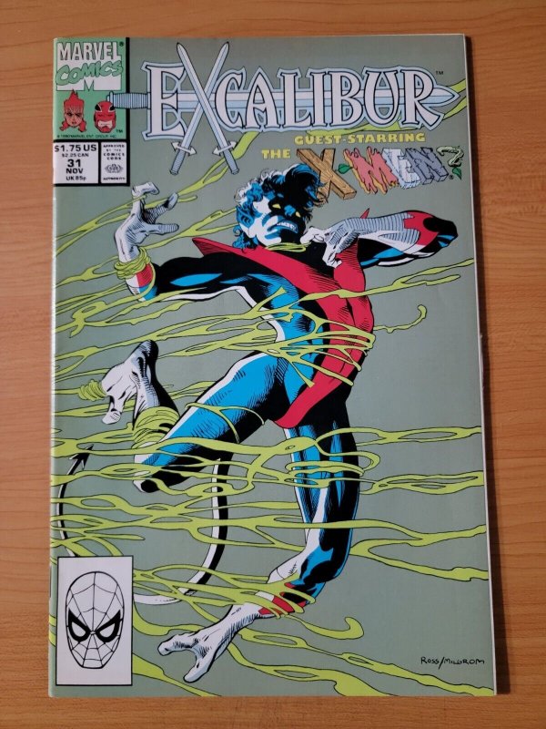 Excalibur #31 Direct Market Edition ~ NEAR MINT NM ~ 1990 DC Comics