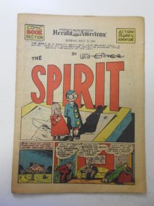 The Spirit #61 (1941) Newsprint Comic Insert Rare!