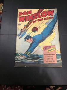 Don Winslow of the Navy #54 (1948) Rare postwar era! Affordable-grade! VG+Wow!