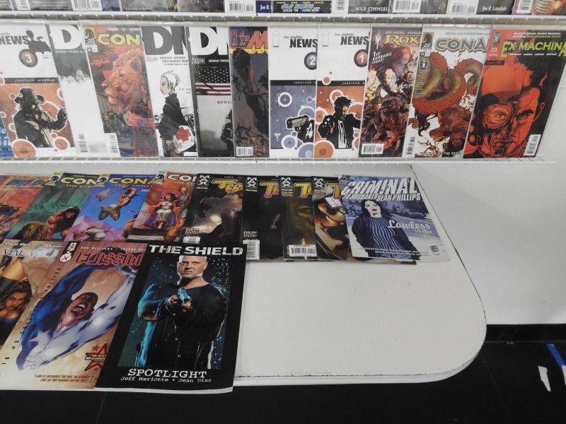 Huge Lot of 140+ Comics W/ Conan, Red Sonja, Witchblade Avg. VF+ Condition