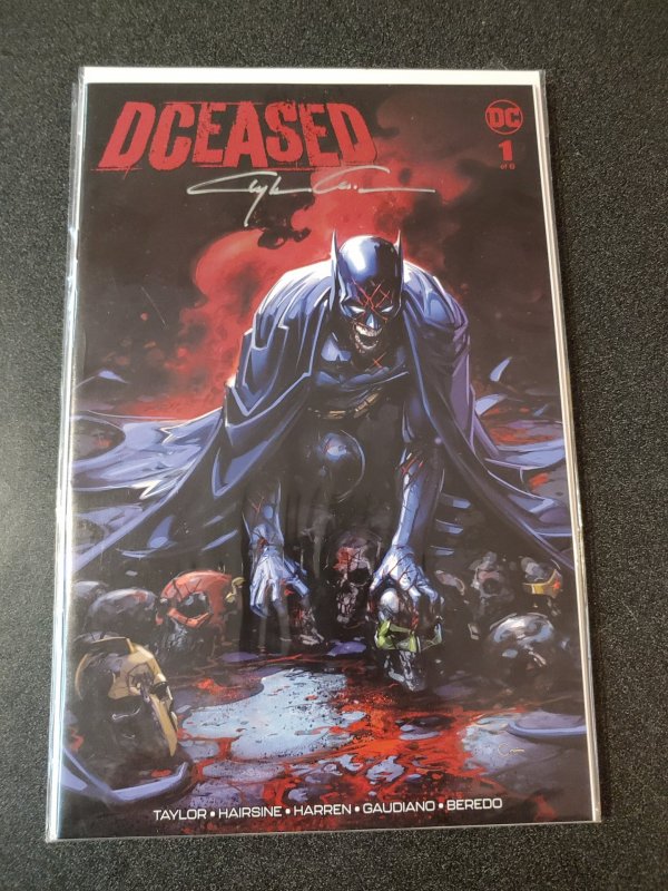 DCEASED  #1 Scorpion Comics Variant signed by Clayton Crain W/COA