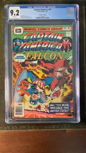 Marvel Comics 1976 Captain America and The Falcon 199 Variant CGC 9.2 NM