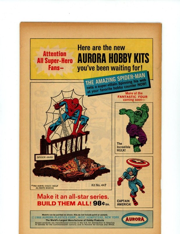 Tales of Suspense #87 - Gene Colan Cover Art  (7.5/8.0) 1966