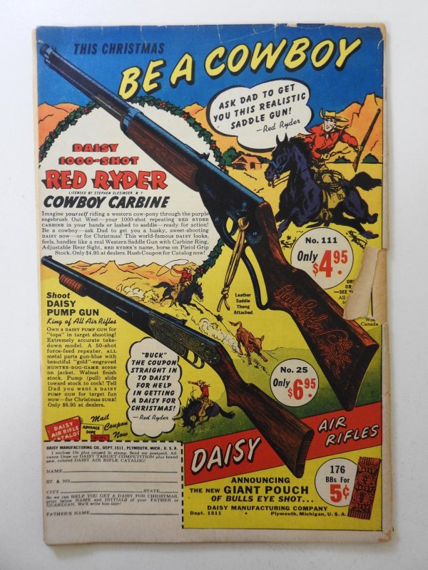 Strange Adventures #4 (1951) PR Cond Book-length spine split, cover detached