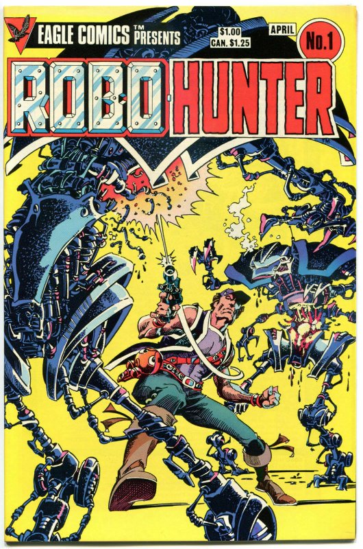 ROBO-HUNTER #1 2 3 4, VF/NM, Robots, John Wagner, Eagle, 1984, Sam Slade, Killer