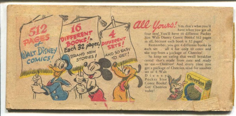 Cheerios Giveaway W-4-1947-Mickey Mouse-Haunted House-G