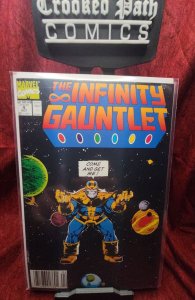 The Infinity Gauntlet #4 Newsstand Edition (1991)