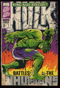 Incredible Hulk Annual (1968) #1 GD- 1.8 Classic Cover! Steranko!