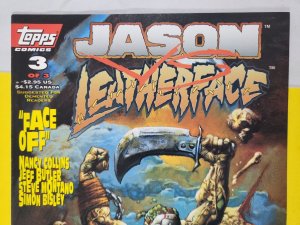Jason Vs Leatherface #3 1996 Topps Comics