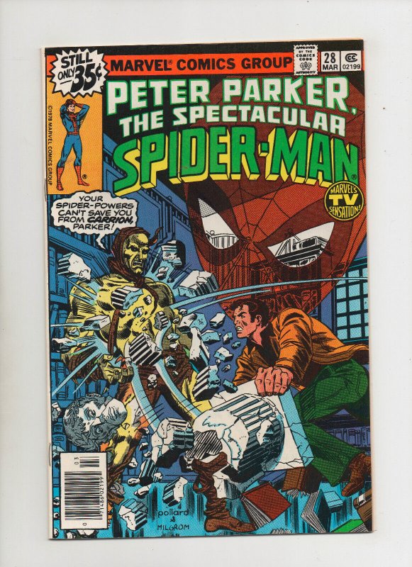 Spectacular Spider-Man #28 - Frank Miller Daredevil - (Grade 9.0) 1979