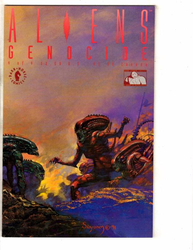 Aliens Genocide COMPLETE Dark Horse Comics LTD Series # 1 2 3 4  PP8