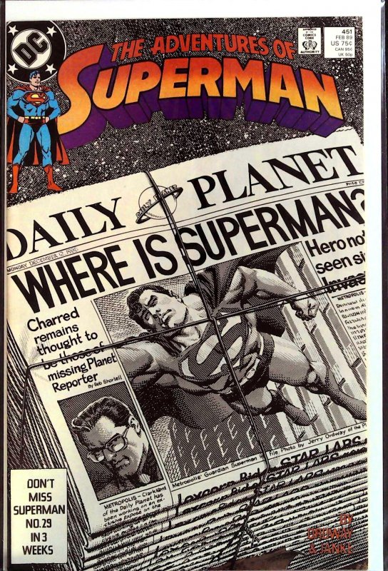 Adventures of Superman #451 (1989)