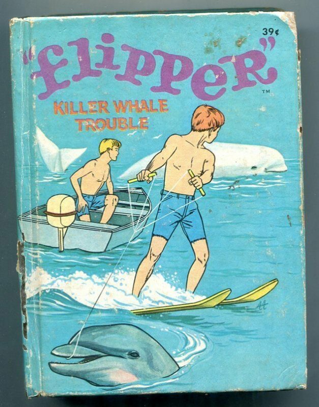 Flipper Killer Whale Trouble Big Little Book #2003 1967 Whitman