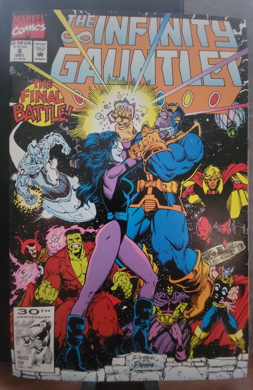 The Infinity Gauntlet #1-6, Complete Set,  NM (1991)