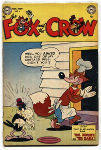 The Fox and the Crow #6--1952--DC--Funny Animal humor--Comic Book