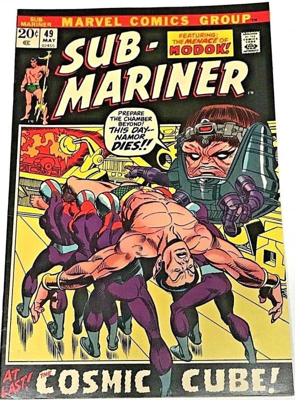 SUB-MARINER#49 FN/VF 1972 MARVEL BRONZE AGE COMICS