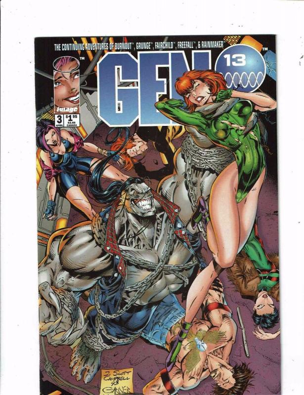 Lot Of 8 Gen 13 Image Comic Books # 1 2 3 Interactive Wired 1 3D 1 + 3 4 5 J241