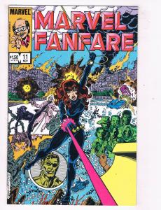 Marvel Fanfare #11 VF/NM Marvel Comics Comic Book Nov 1983 DE46