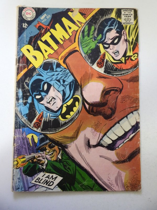 Batman #205 (1968) GD+ Condition