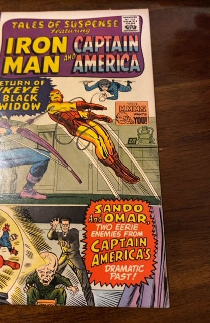 Tales of Suspense #64 (1965)1st black widow costume uppermod grade