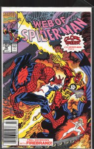 Web of Spider-Man #78 Newsstand Edition (1991) Spider-Man