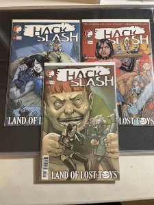 Hack Slash Land of Lost Toys #1-3 (2006) Devils Due Publishing - 1st Print