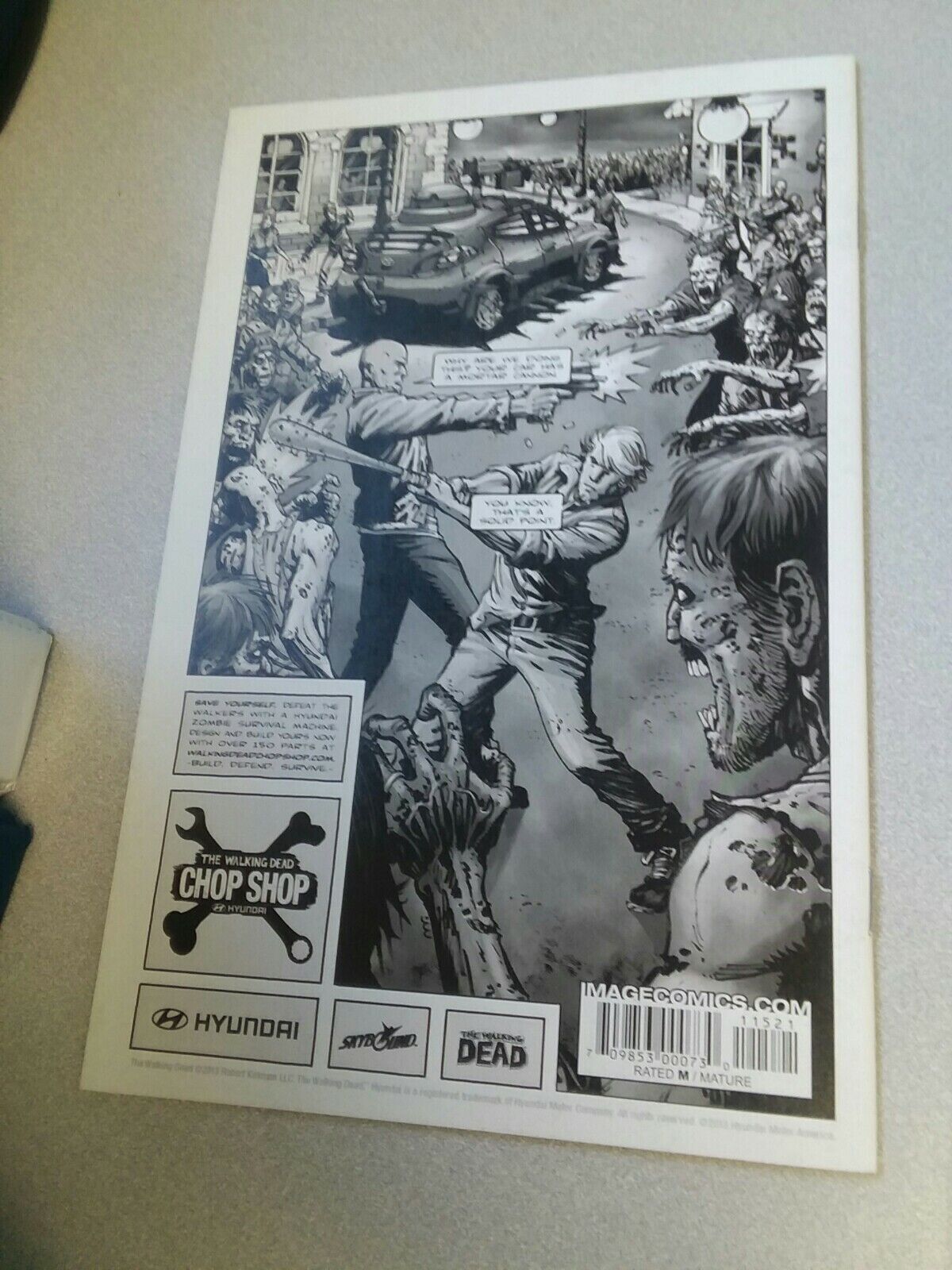 The Walking Dead 115 Cover B Variant First Printing All Out War 1 Negan Kirkman Comic Books