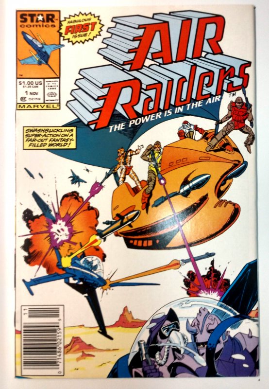 Air Raiders #1 (9.2-NS, 1987) 