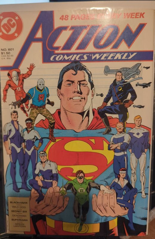 Lot of 4 Comics (See Description) Superman, Action Comics, Action Comics Weekly