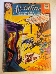 ADVENTURE COMICS # 365 DC ACTION LEGION VG+